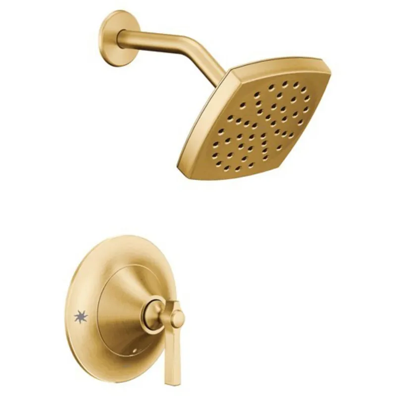 Moen TS2912EPBG Flara One Handle Single Function Shower Faucet in Brushed Gold (Trim Only)