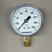PASCO 1742A 2-1/2 160# Pressure Gauge