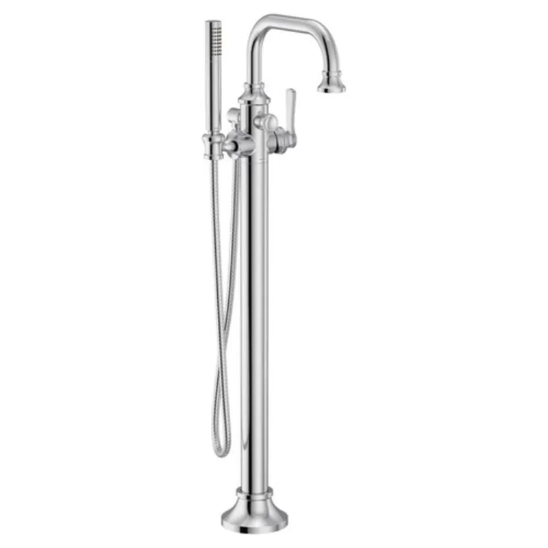 Moen S44507 Colinet Single Handle Lever Floor Mount Filler in Chrome (Trim Only)