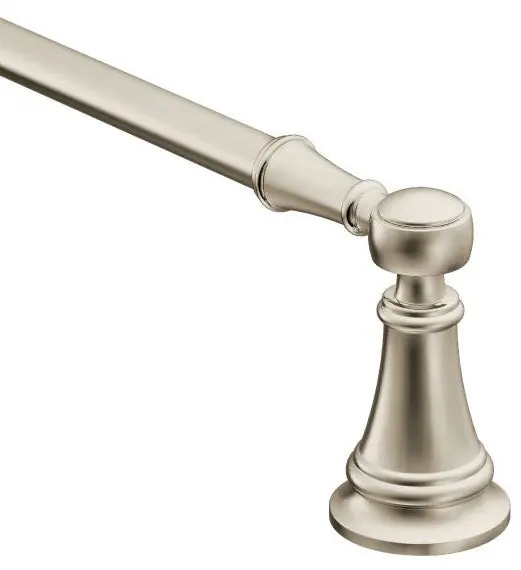 Moen YB8424NL Weymouth 24 in. Towel Bar in Polished Nickel