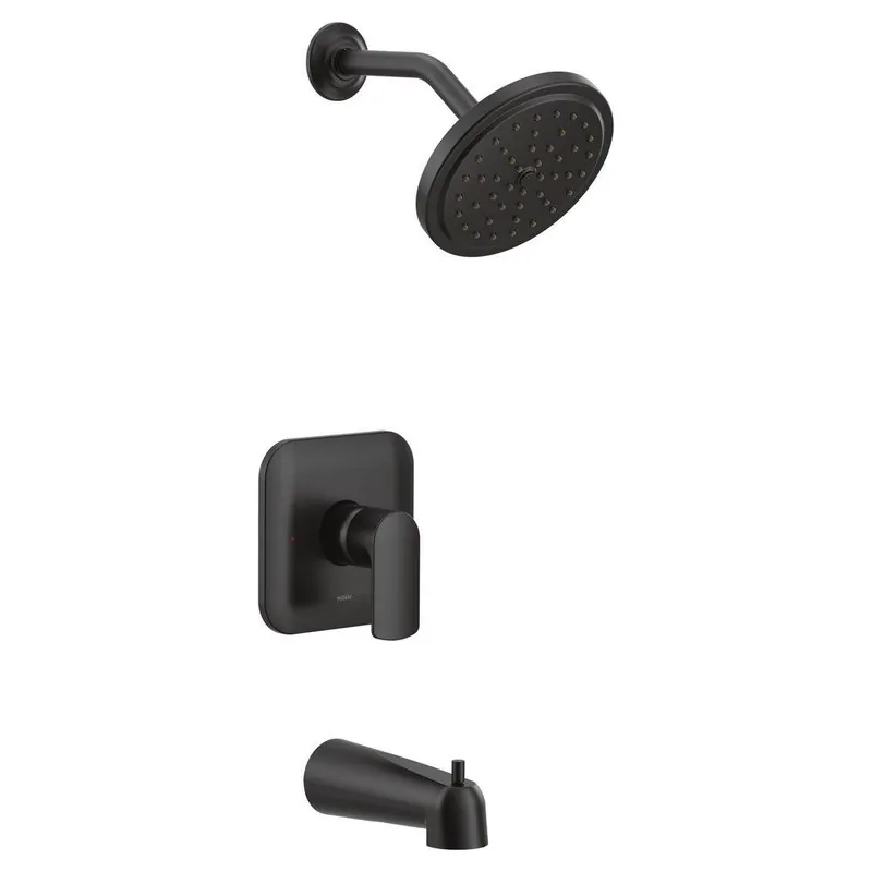 Moen UT3813EPBL Rizon Tub and Shower Trim Kit Matte Black