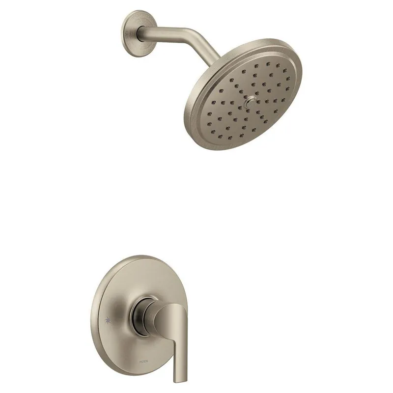 Moen UTS3202EPBN Doux One Handle Single Function Shower Faucet in Brushed Nickel (Trim Only)