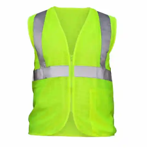SAS Safety 690-1109 High-Vis Class 2 Flame Retardant Vest, Large, Yellow