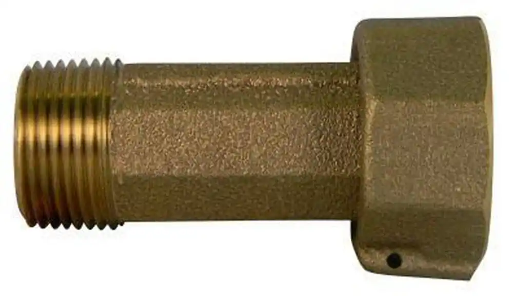 A.Y. McDonald 5124-110 3/4 in. Swivel Nut x MNPT Brass Meter Coupling