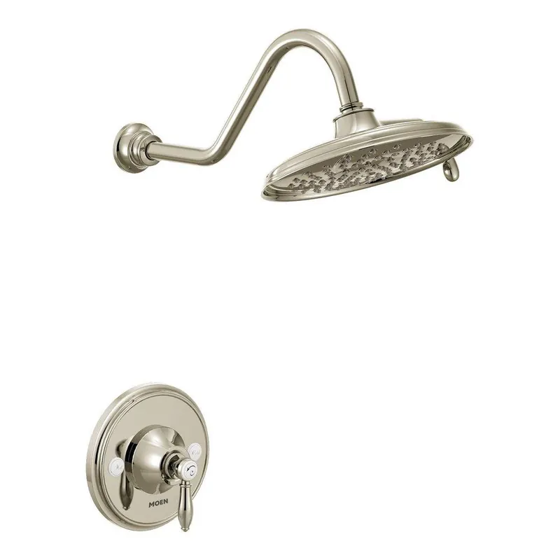 Moen TS32102NL Weymouth Single Handle Dual Function Shower Faucet in Nickel (Trim Only)