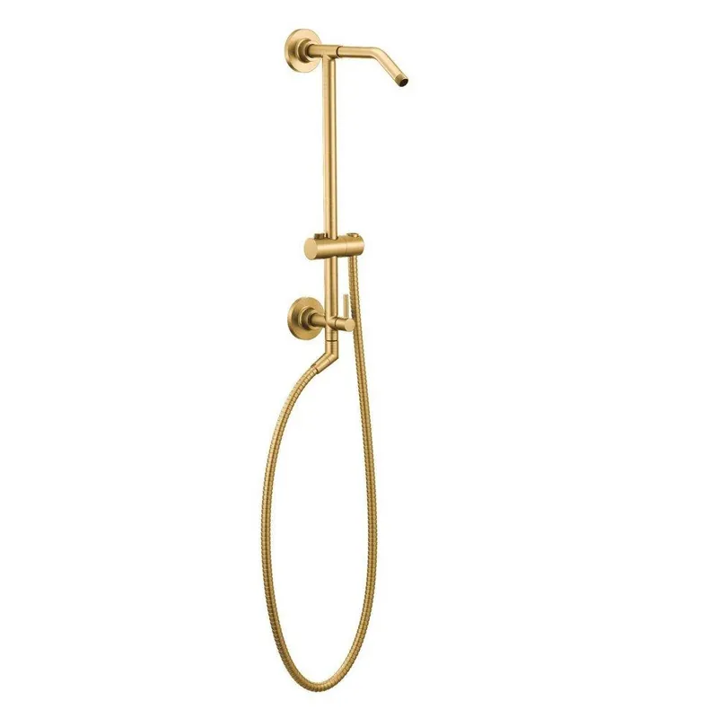 Moen TS3661NHBG Annex Shower Rail System with 2-Function Diverter in Brushed Gold (Valve Sold Separately)