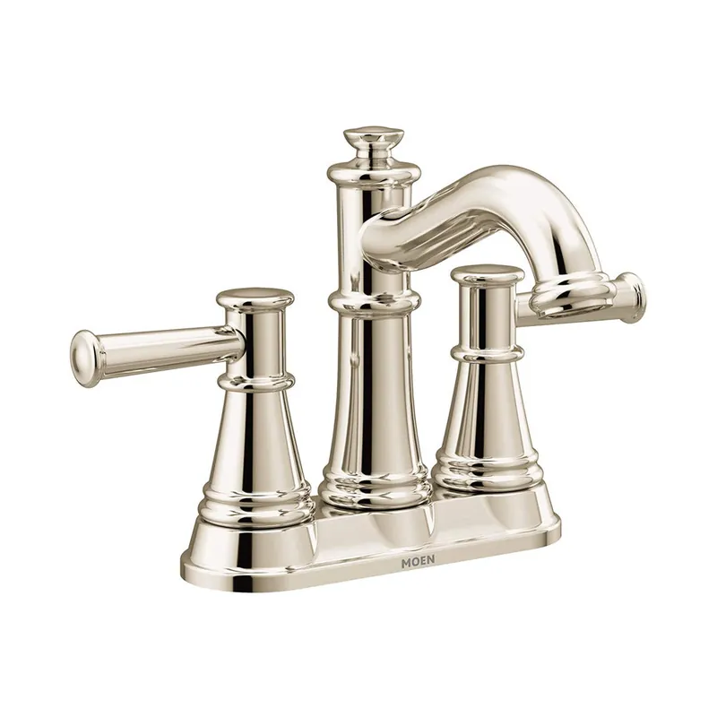 Moen 6401NL belfield two handle centerset bathroom sink faucet in polished nickel