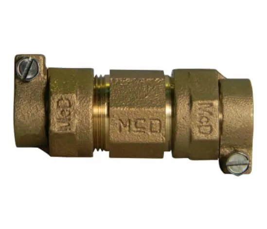 A Y McDonald 5130-120 74758-22 1/2 CTS Compression Straight Coupling - NL