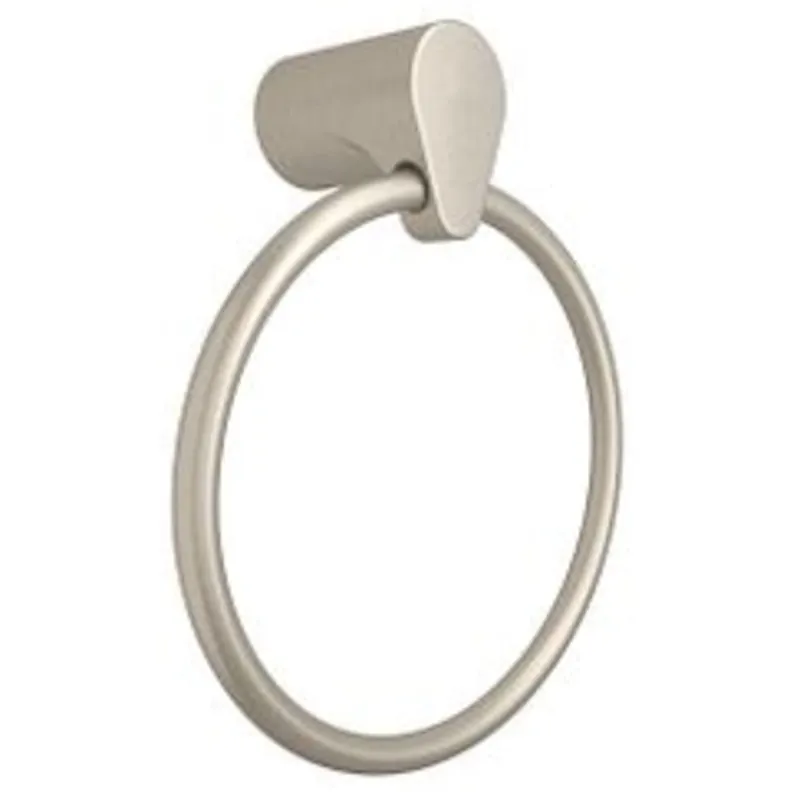 Moen YB4686BN Edgestone Towel Ring Brushed Nickel