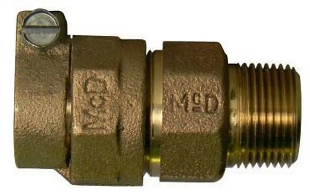 A.Y. McDonald 5180-012 5/8 x 3/4 in. Compression x MNPT Brass Coupling