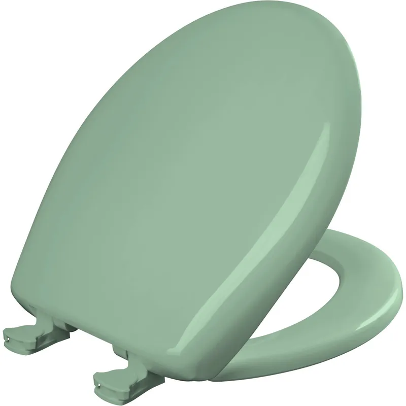 Bemis 200SLOWT 035 Round Plastic Toilet Seat in Sea Green
