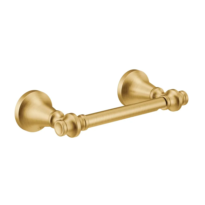 Moen YB0508BG Colinet Traditional Pivoting Toilet Paper Holder in Brushed Gold