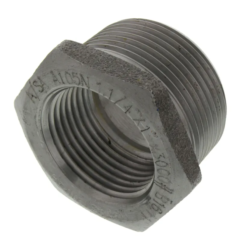 Merit Brass C3514-2016 1-1/4 x 1 3000# A105N Carbon Steel Hex Bushing NPT