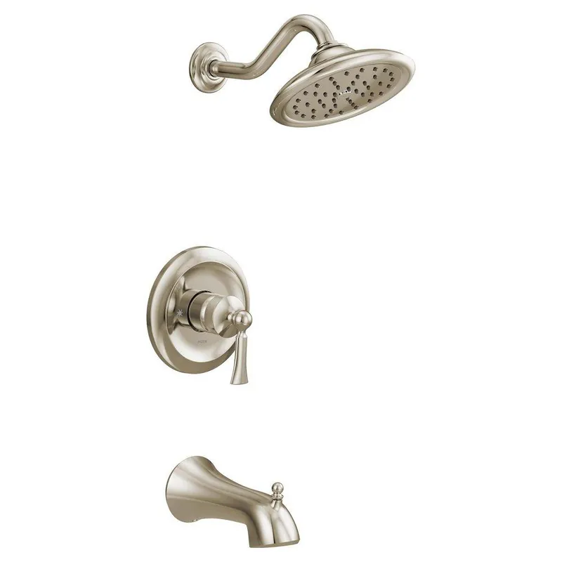 Moen UT35503EP Align One Handle Single Function Bathtub & Shower Faucet in Polished Nickel (Trim Only)