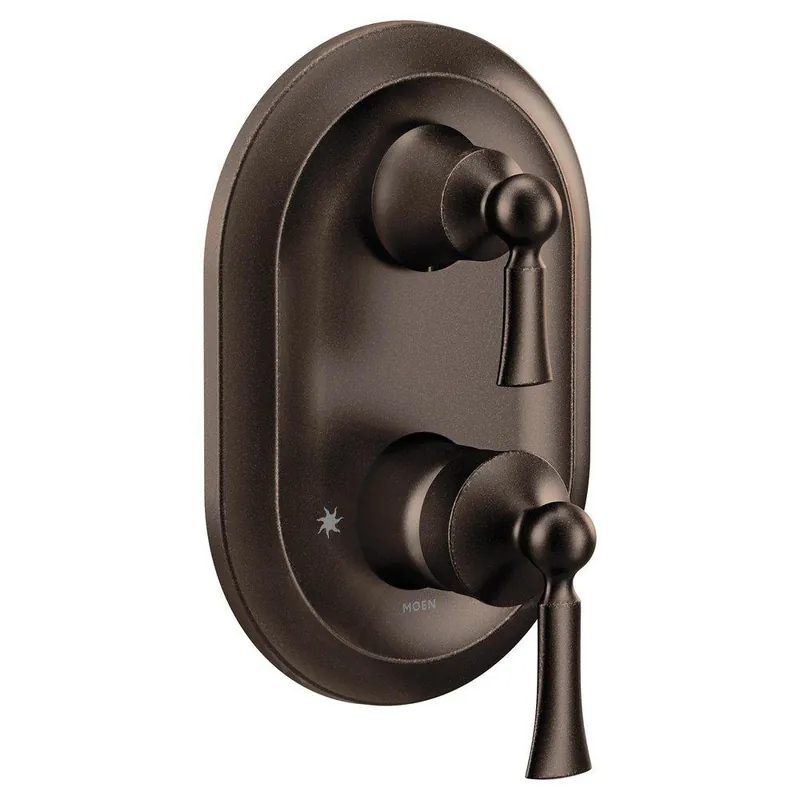 Moen UT5500ORB Two Handle Diverter Valve Trim in Oil Rubbed Bronze