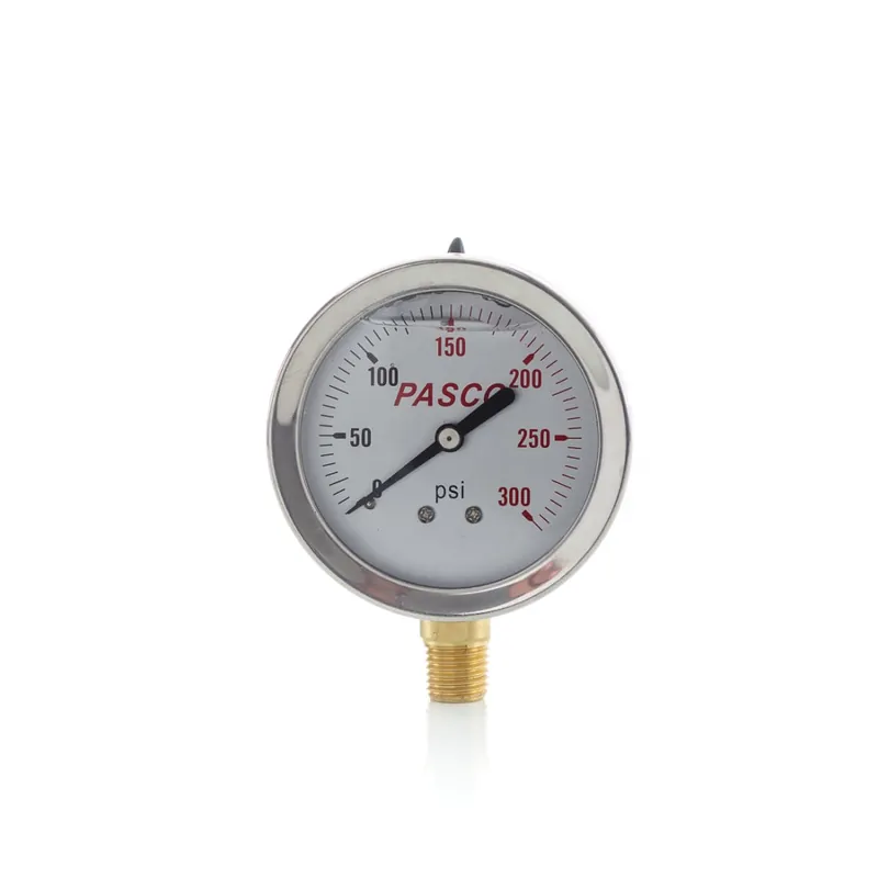 Pasco 1777 2-1/2 300 PSI Glycerine Gauge