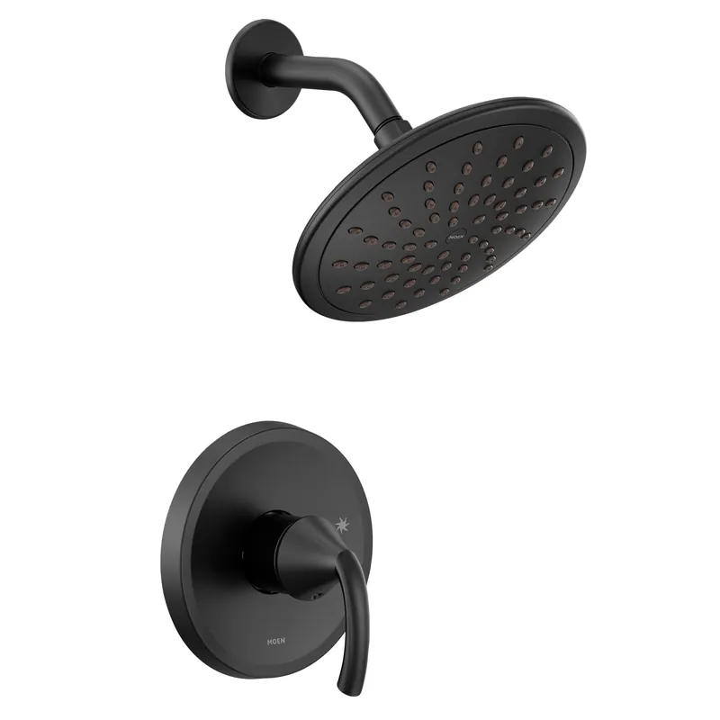 Moen UT2842EPBL Glyde M-core 2-Series Eco Performance 1-Handle Shower Trim Kit in Matte Black (Valve Sold Separately)