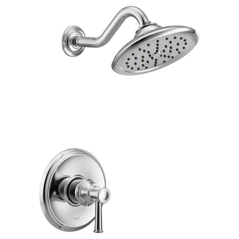 Moen UT3312 Belfield One Handle Single Function Shower Faucet in Chrome (Trim Only)