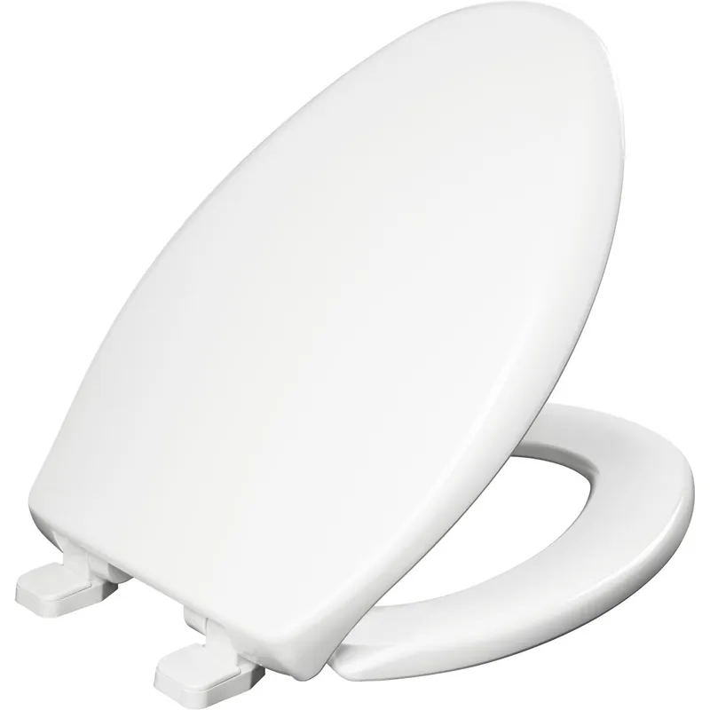 Bemis 1100E2 000 Kennan Elongated Plastic Toilet Seat White