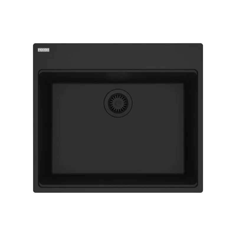 Franke MAG61023MBK Maris Topmount Granite Single Bowl Kitchen Sink in Matte Black