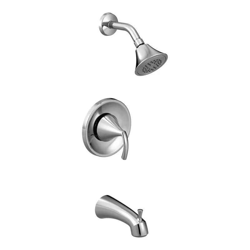 Moen T2743 Glyde One Handle Single Function Bathtub & Shower Faucet in Chrome (Trim Only)