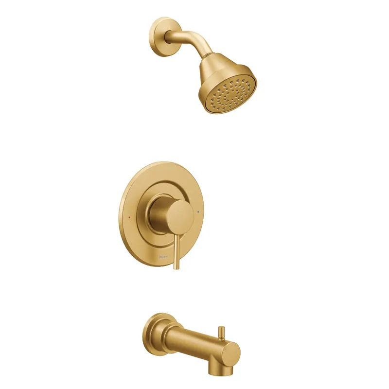 Moen T2193BG Align One Handle Single Function Bathtub & Shower Faucet in Brushed Gold (Trim Only)