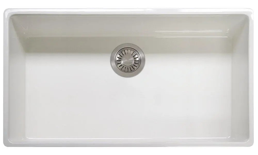 Franke FHK710-36WH 36 x 20 in. Fireclay Single Bowl Farmhouse Kitchen Sink - FHK710-36WH