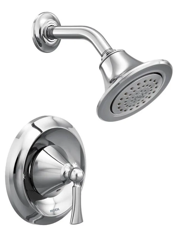 Moen T4502 Wynford One Handle Single Function Shower Faucet in Polished Chrome (Trim Only)