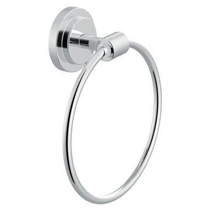 Moen DN0786CH Iso Round Closed Towel Ring in Polished Chrome