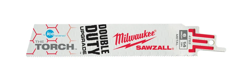 Milwaukee 48-01-9782 6 in 14 TPI Sawzall Torch Ice Hardened