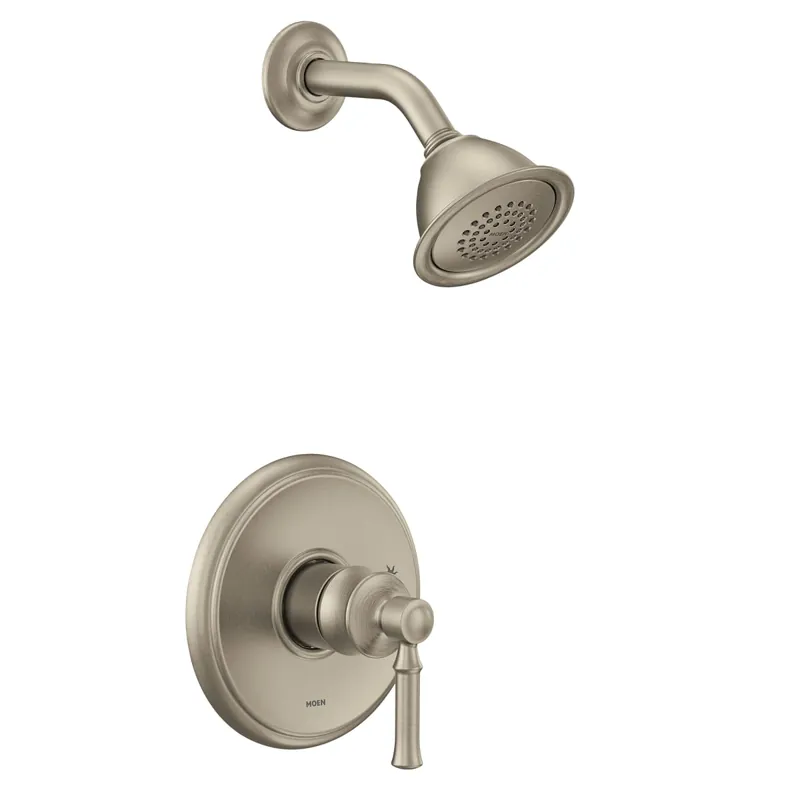 Moen UT2182EPBN Dartmoor M-Core 2-Series Eco Performance 1-Handle Shower Trim Kit in Brushed Nickel (Valve Sold Separately)