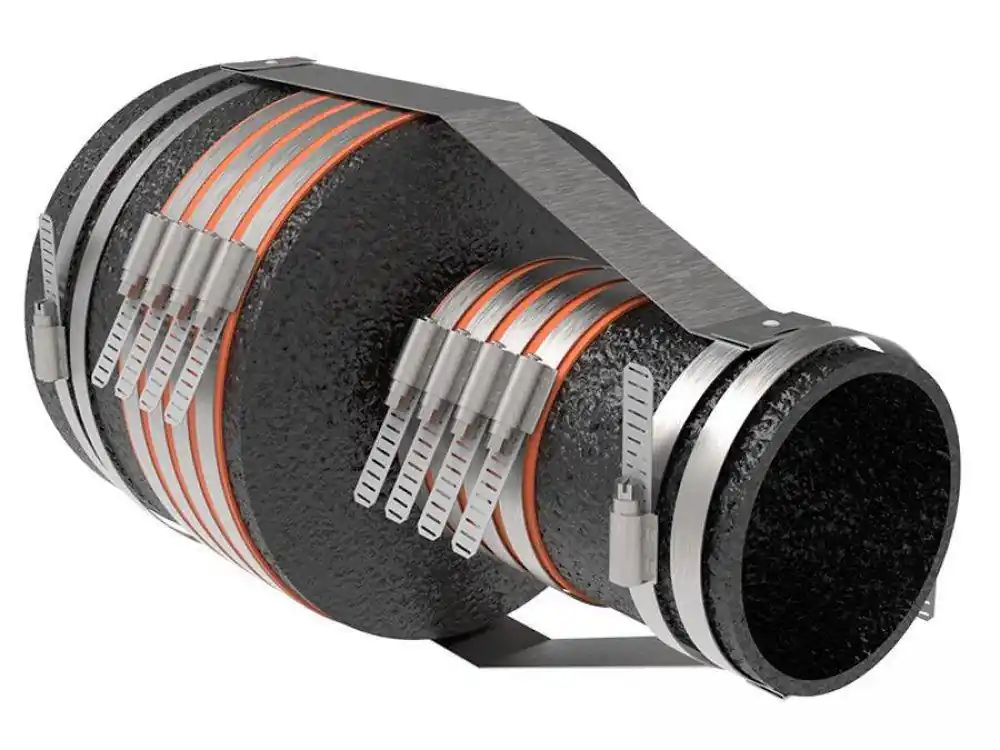 HoldRite 117-10X8R 117-R Series 10 x 8 in. Clamp Galvanized Steel Pipe Harness