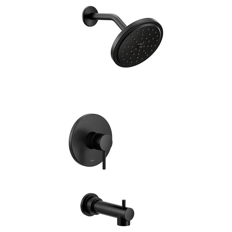 Moen UT3293EPBL Align Single Handle Bathtub & Shower Faucet in Matte Black (Trim Only)