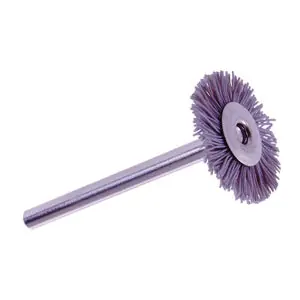 Osborn 75770 Miniature Wheel Brush 1-1/4 in Diameter 6000 RPM