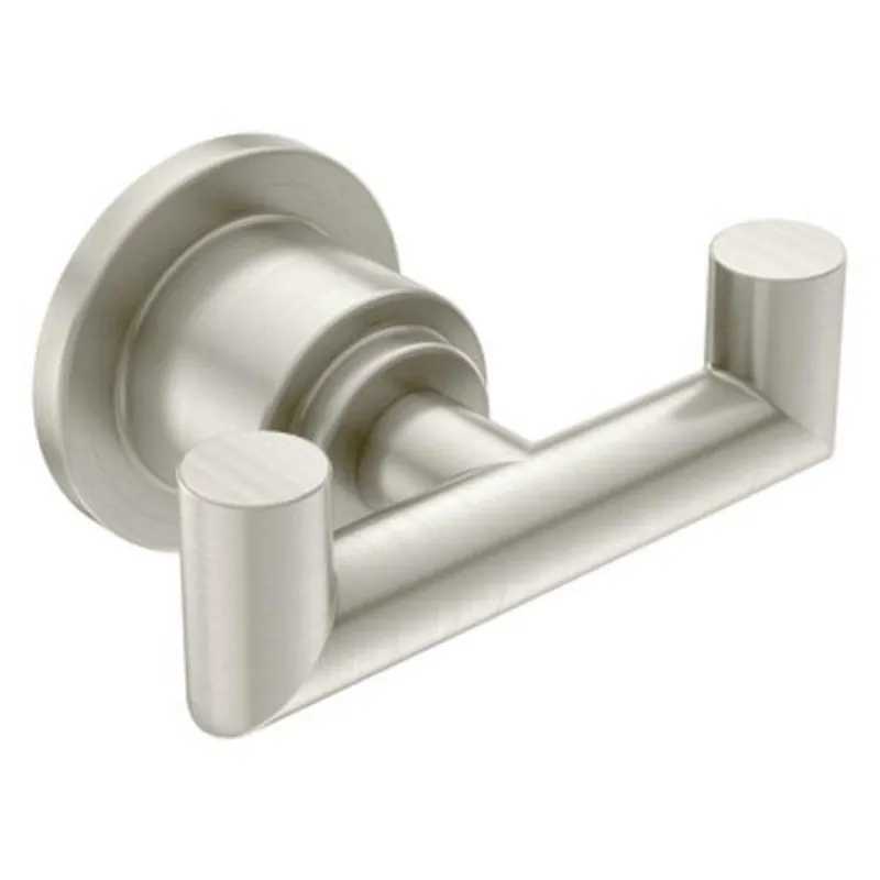 Moen YB0803BN Arris 2 Robe Hook in Brushed Nickel