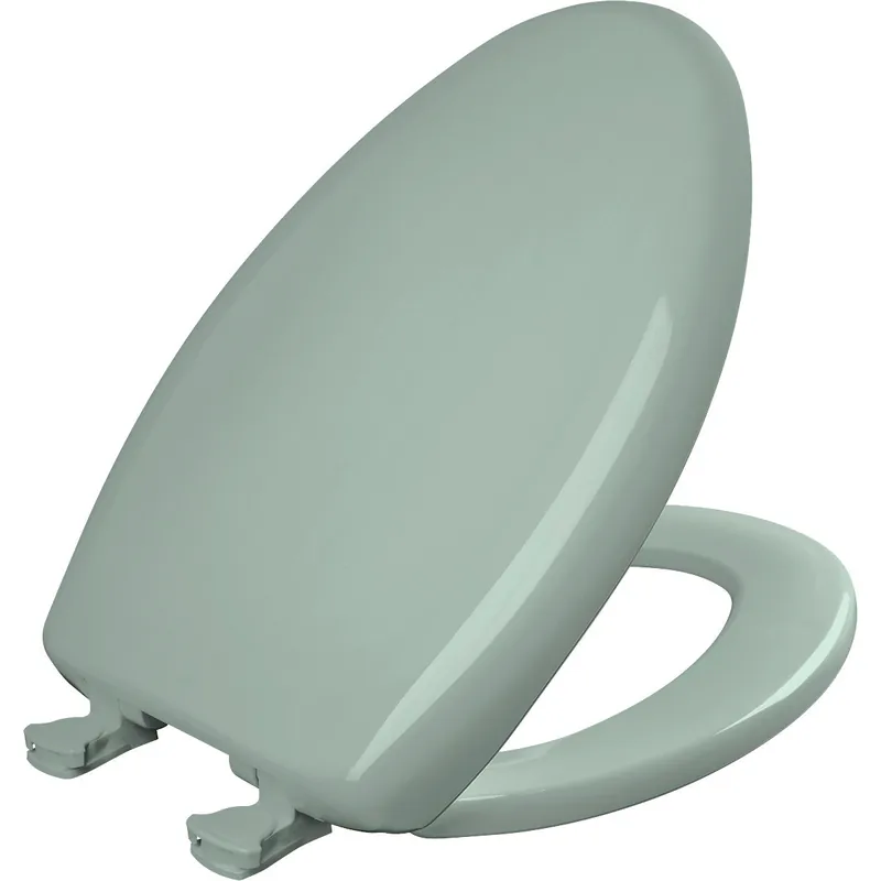 Bemis 1200SLOWT 455 Elongated Plastic Toilet Seat in Seafoam