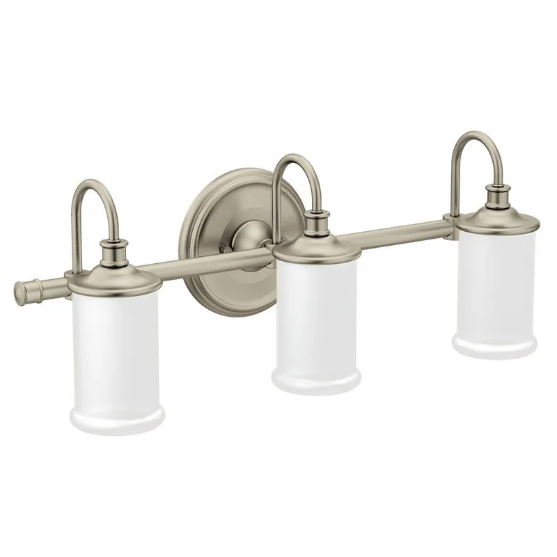 Moen YB6463BN Belfield 100W 3-Light Medium E-26 Bath Light