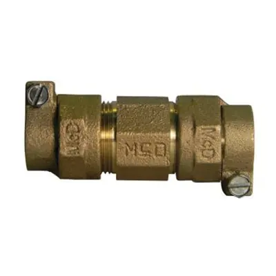 A Y McDonald 5130-000 Coupling 1 x 1-1/4 CTS Compression