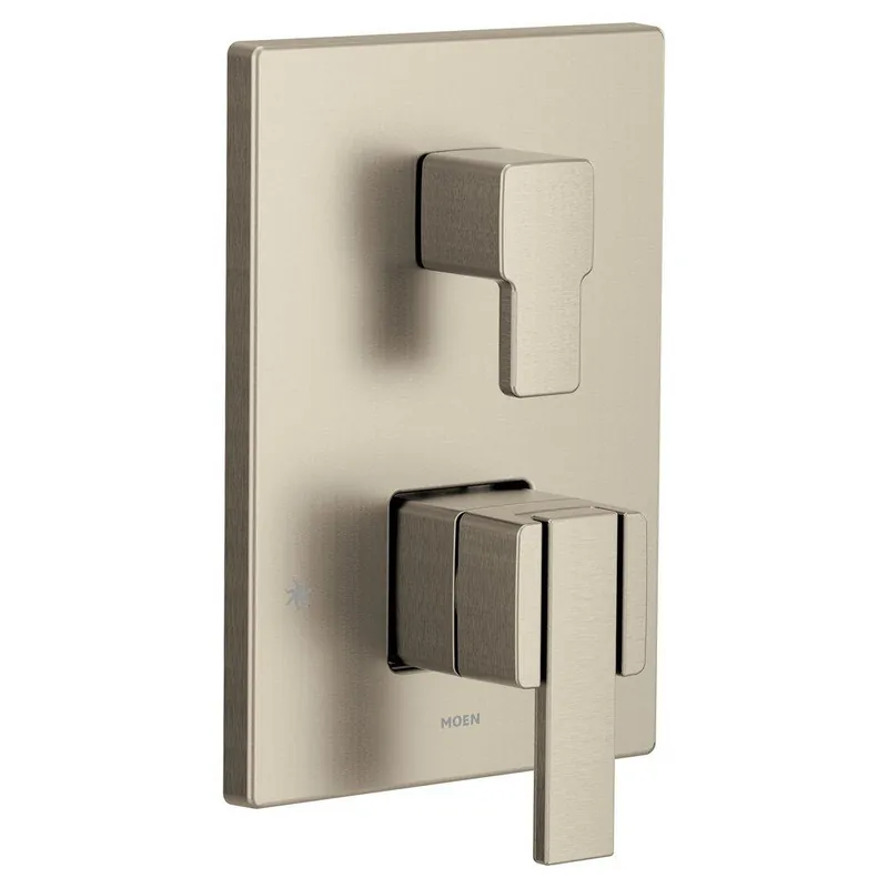 Moen UTS9011BN 90 Degree Two Handle Pressure Balancing Valve Trim in Brushed Nickel