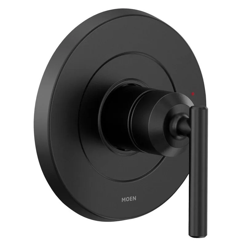 Moen UT2901BL Gibson Single Handle Pressure Balancing Valve Trim in Matte Black