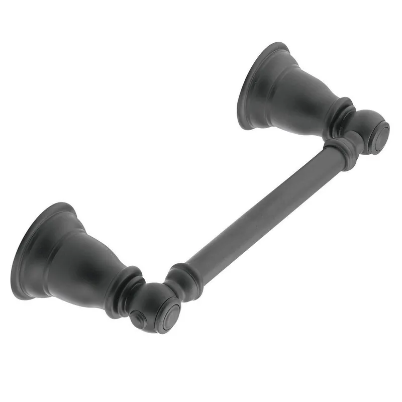 Moen YB5408WR Kingsley Wall Mount Toilet Tissue Holder in Wrought Iron