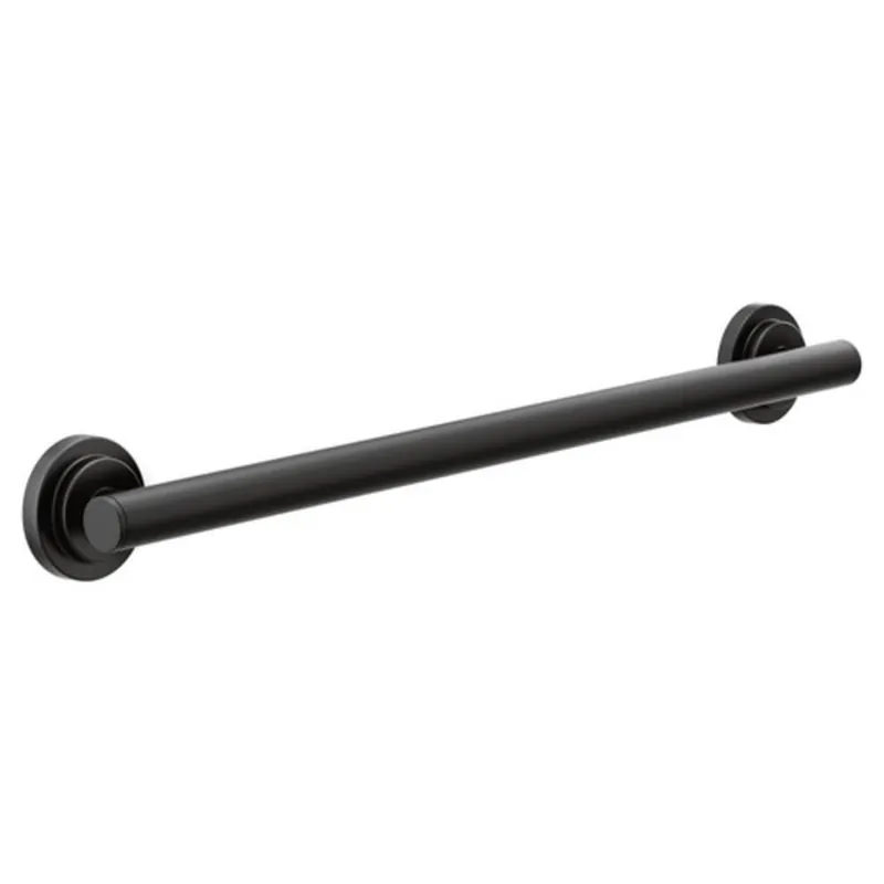 Moen YG0724BL Iso® 24 In. Grab Bar in Matte Black