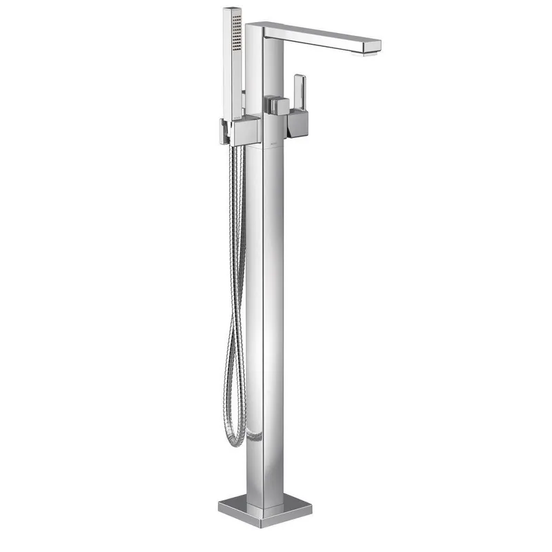 Moen S905 90 Degree Single Handle Lever Floor Mount Filler in Chrome