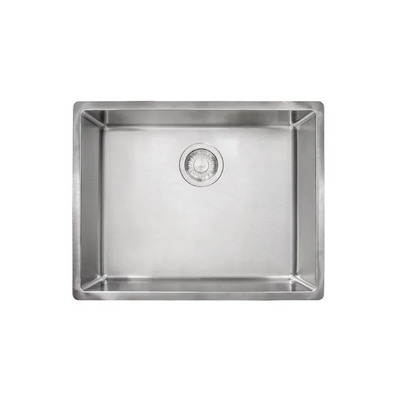Franke CUX11023 Cube 24-9/16 x 17-11/16 in. No Hole Stainless Steel Single Bowl Undermount Kitchen Sink