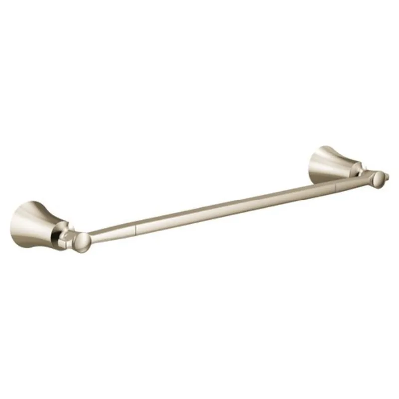 Moen YB0324NL Flara 24 in. Towel Bar in Polished Nickel