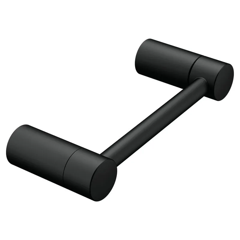 Moen YB0408BL Align Wall Mount Toilet Tissue Holder in Matte Black