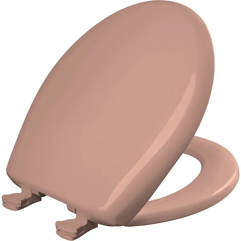 Bemis 200SLOWT 243 Round Plastic Toilet Seat in Wild Rose