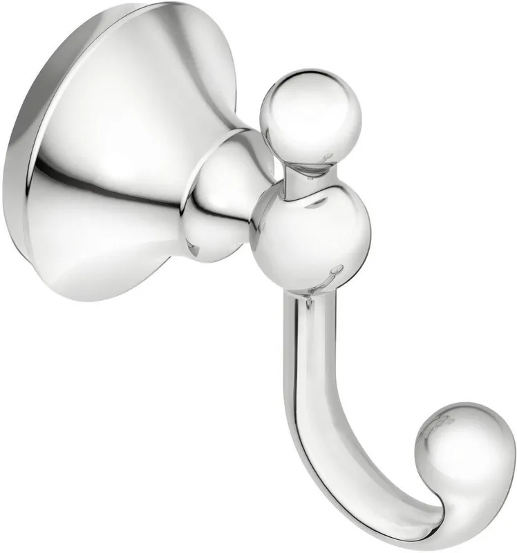 Moen YB5203CH Wynford 2 Robe Hook in Polished Chrome