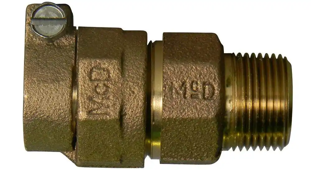 A.Y. McDonald 5141-181 2 in Compression x MNPT Brass Coupling