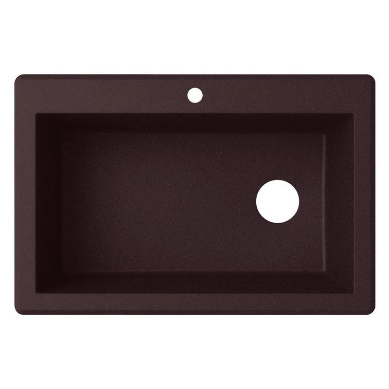 Swan Corporation QZ03322SB.170 Composite Single Bowl Kitchen Sink 33 x 22 in. Replacement MPN: QZ03322SB.170